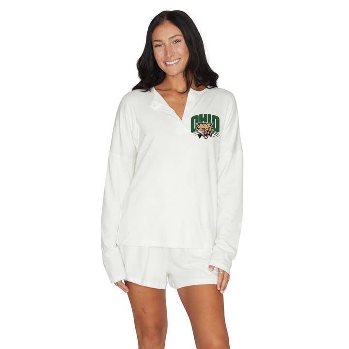 Ohio Bobcats Knit Set for wholesale by Lojo Collegiate Apparel
