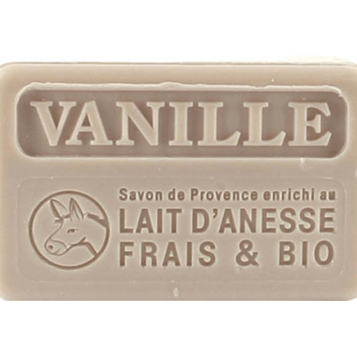 French Soap Wholesale - Wholesale Bar Soap - 100g Bio Donkey Milk French Soap - Vanilla1