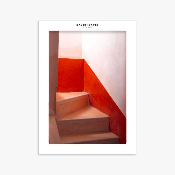 David & David Studio - Wholesale Art Print - POSTER 30X40 CM - Moroccan stairway1