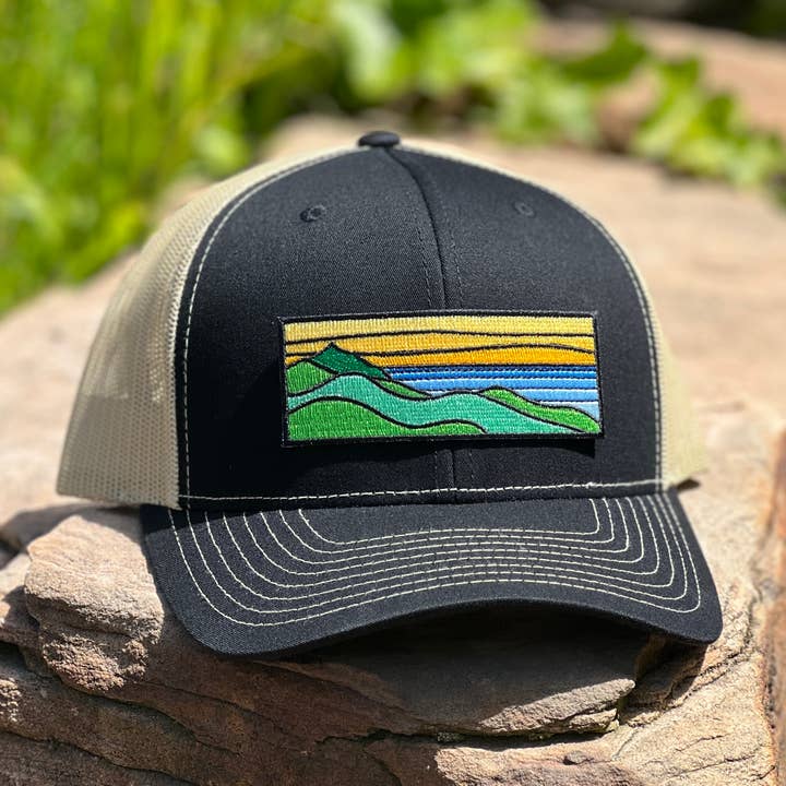 Ridgecrest Trucker (Black/Gold) for wholesale by Tommy Breeze