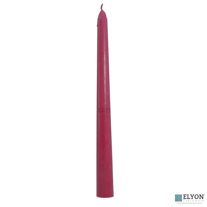 Elyon Tableware® - Wholesale Tapered Candle/Candlestick - Colored Taper Candles 8-Hour Burn Time Wax 25/50 Pack2