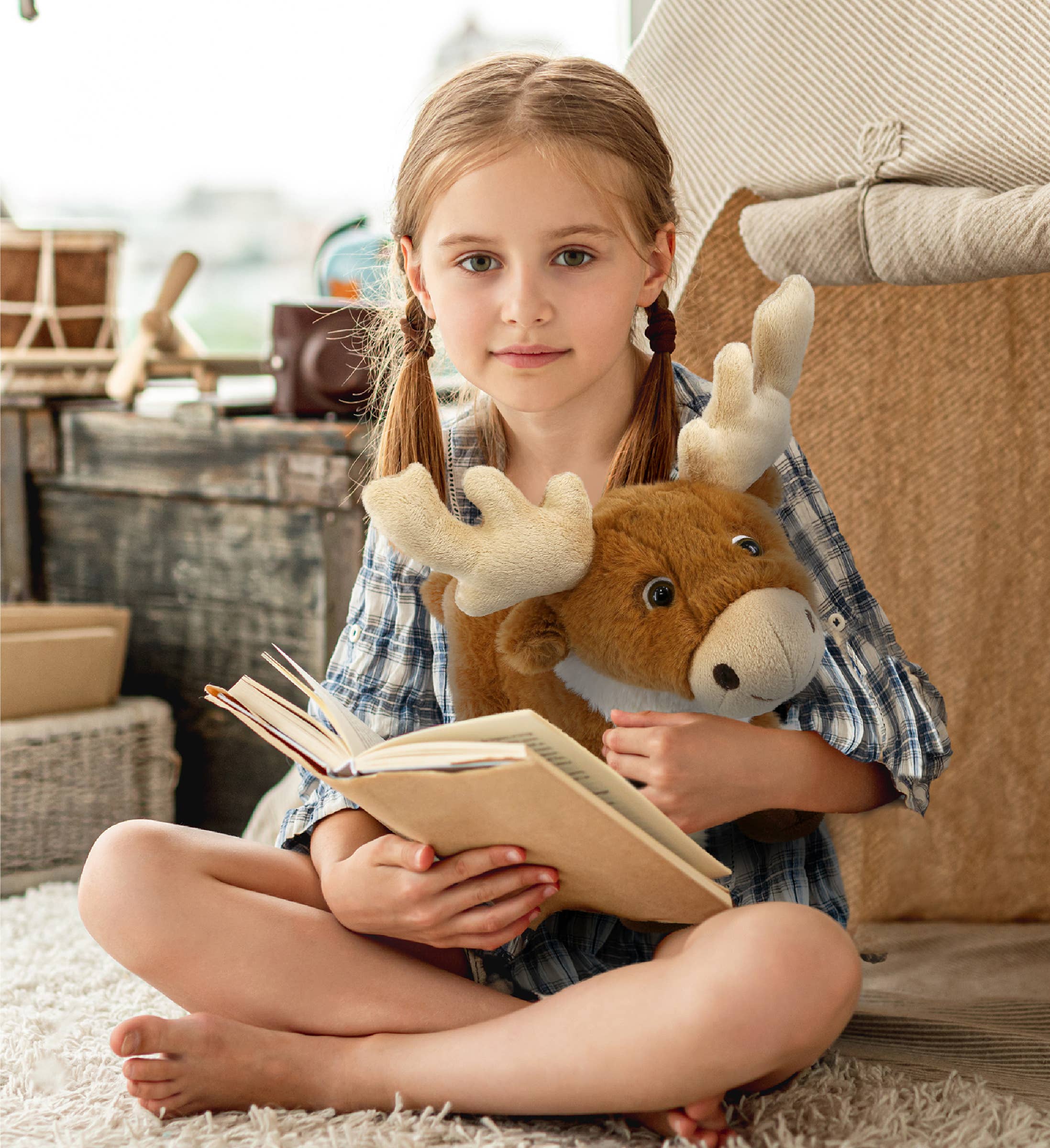 Cota Global - Wholesale Stuffed/Plush Toy - Kids & Baby - Super-Soft Plush - Standing Reindeer 11"6