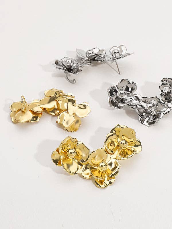 VividLux - Wholesale Dangle Earrings - Flower Shape Earrings Accessories6