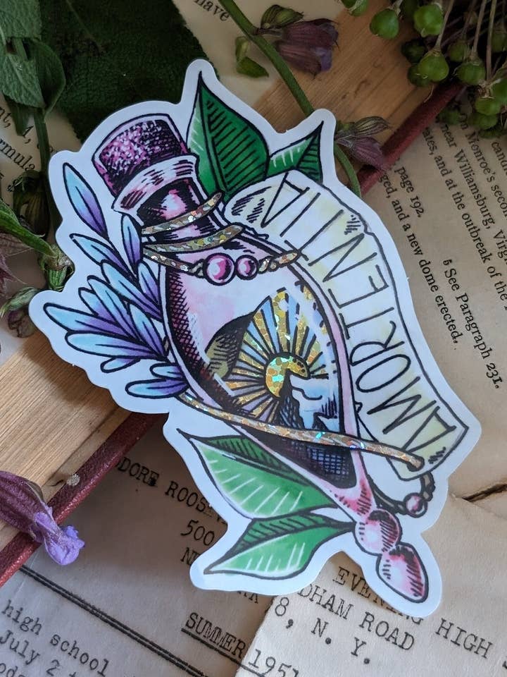 Amortentia Liefdesdrank Sticker voor wholesale door Ink & Wildflower