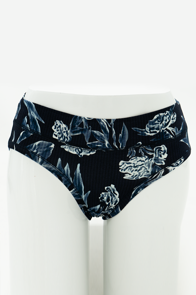 Blue Sky Clothing Co LLC - Wholesale Underwear - Women's - The Hipster, Indigo Vibe, Bamboo0