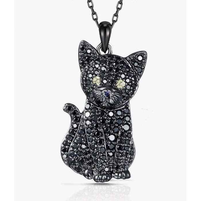 Jewelry Max - Wholesale Pendant/Charm Necklace - ( Q271 ) PET LOVERS THEME CAT NECKLACE