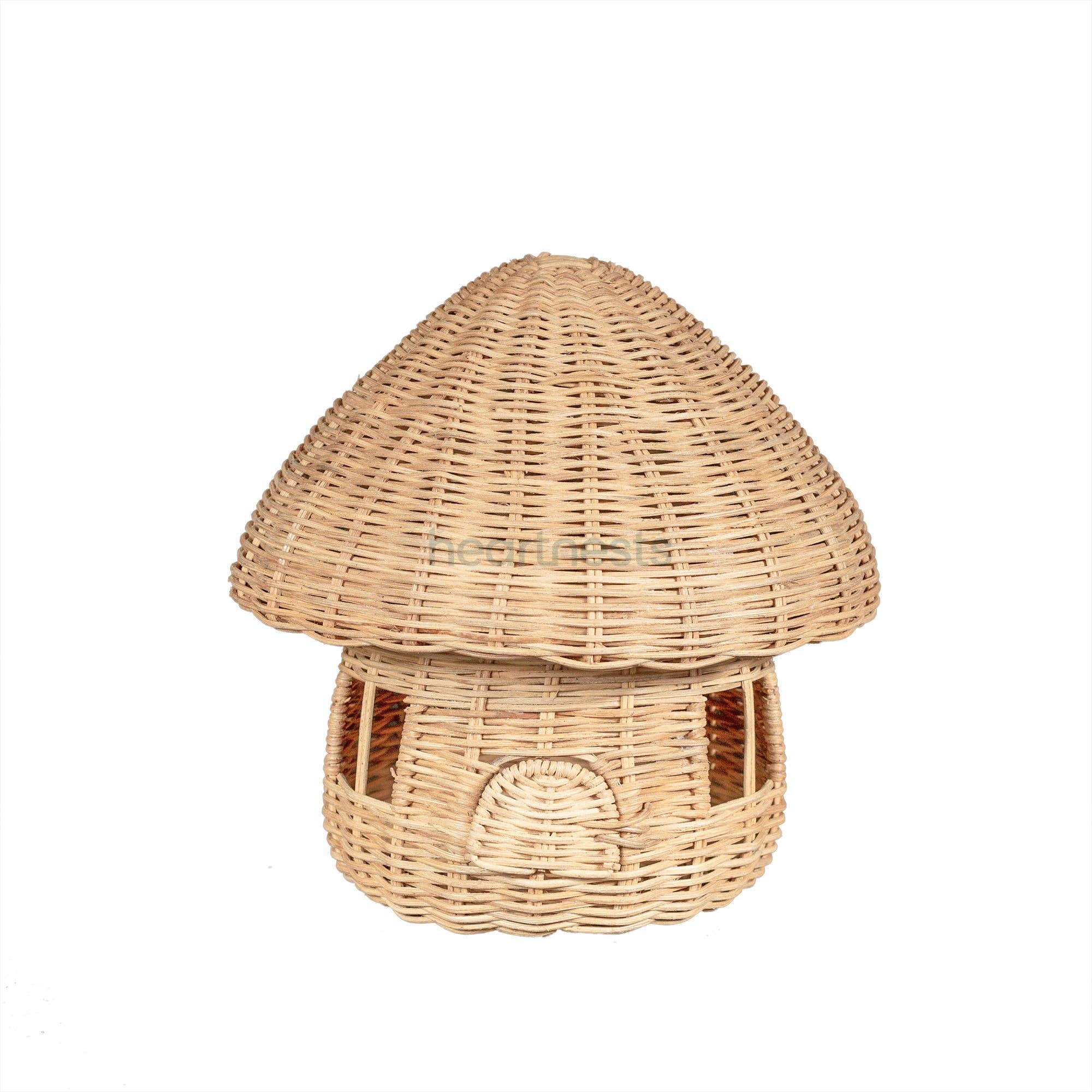 heartnests - Wholesale Decorative tabletop object - Malia Rattan Mushroom6