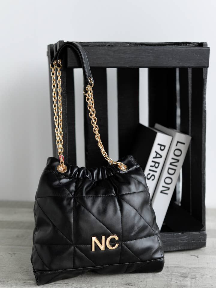 Vegan Leather Jacket NC Sewn Black for wholesale by NOCO