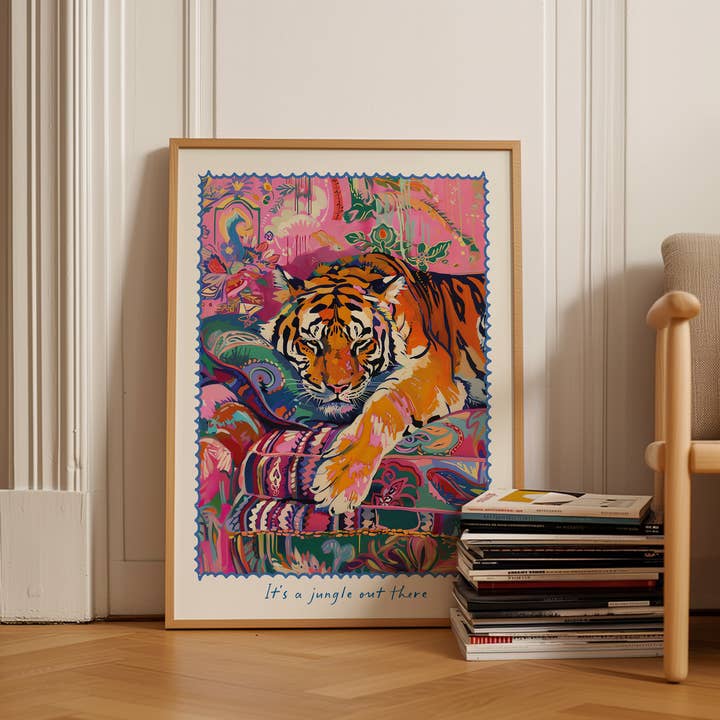 Seven Icons Store – wholesale Poster – Det är en djungel där ute, Tiger Poster