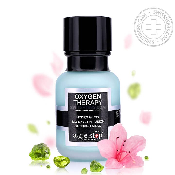 Aldersstop, Oxygenterapi sovemaske, kontinuerlig fugt for engroshandel hos SwissHerbs Pharma GmbH