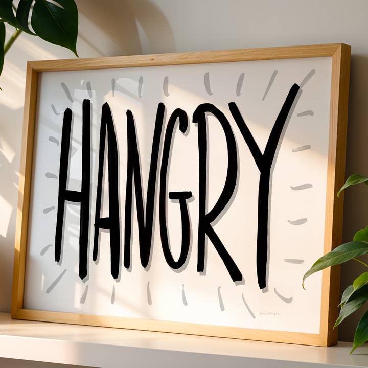 Trendig väggkonst, typografi, dopamindekor, färgglad köksposter, retro matkonsttryck för wholesale av Audra Style