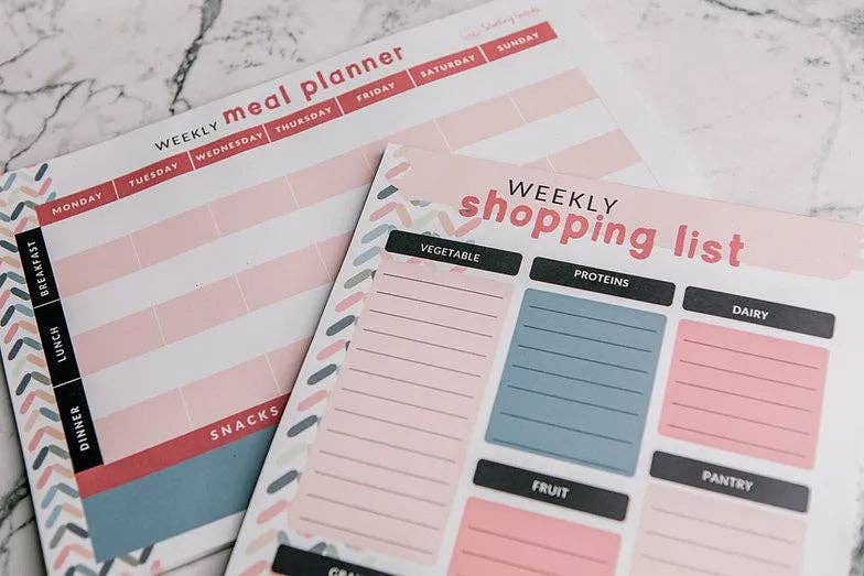 Starting Solids Australia - Wholesale Notepad - Starting Solids Meal Planning Notepad Pack