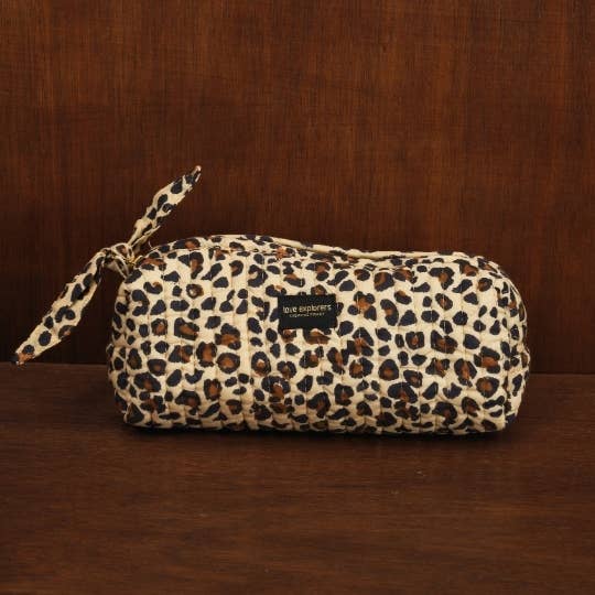 Love Explorers – Großhandel Federmäppchen/Federtasche – Federmäppchen - beige Leopard1