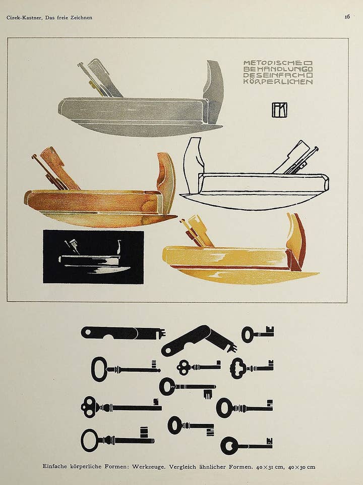 Dessin gratuit de Franz Čizek et Herman Kastner II, 1925 pour la vente par Flashback Shop