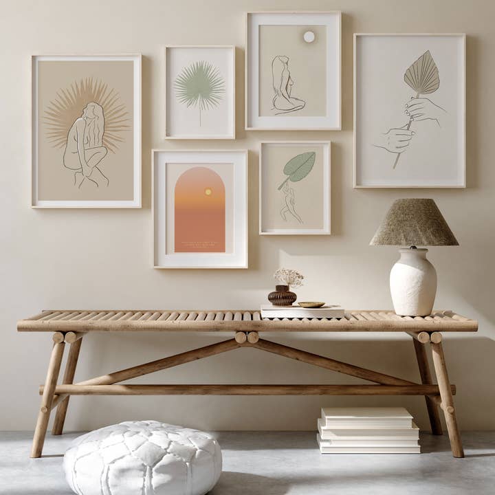 Megan Heloise - Wholesale Art Print - Nude Beach Babe Art Print3