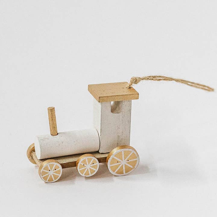 Forpost Trade Inc - Wholesale Christmas Decoration - Wooden Train Ornament