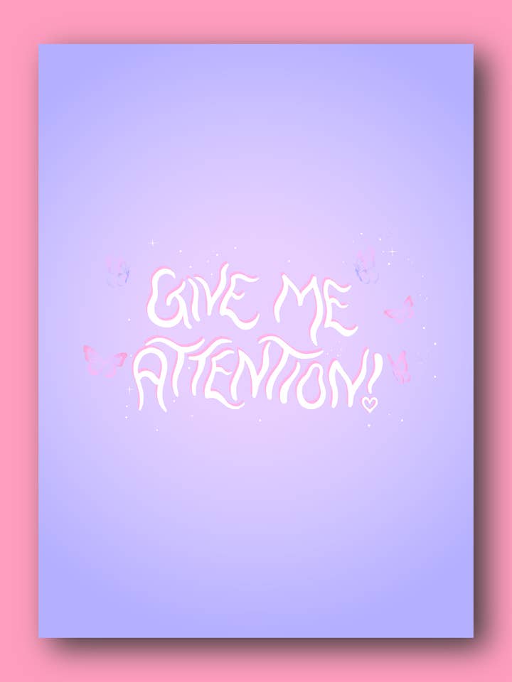 Give me attention print for wholesale by koukou