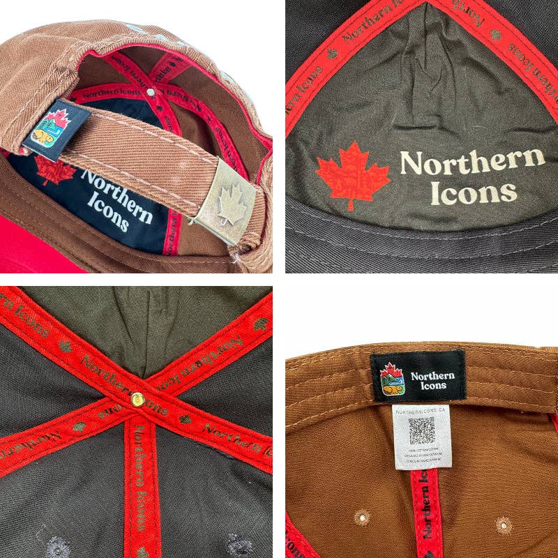 Northern Icons Canada – Großhandel Basecap – Unisex – Kanada Gemischte Stickabzeichen Kappe12