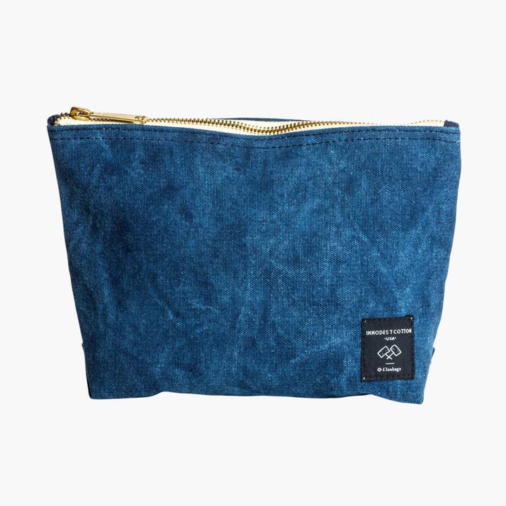 Pochette Sardine | Indigo pour la vente par IMMODEST COTTON