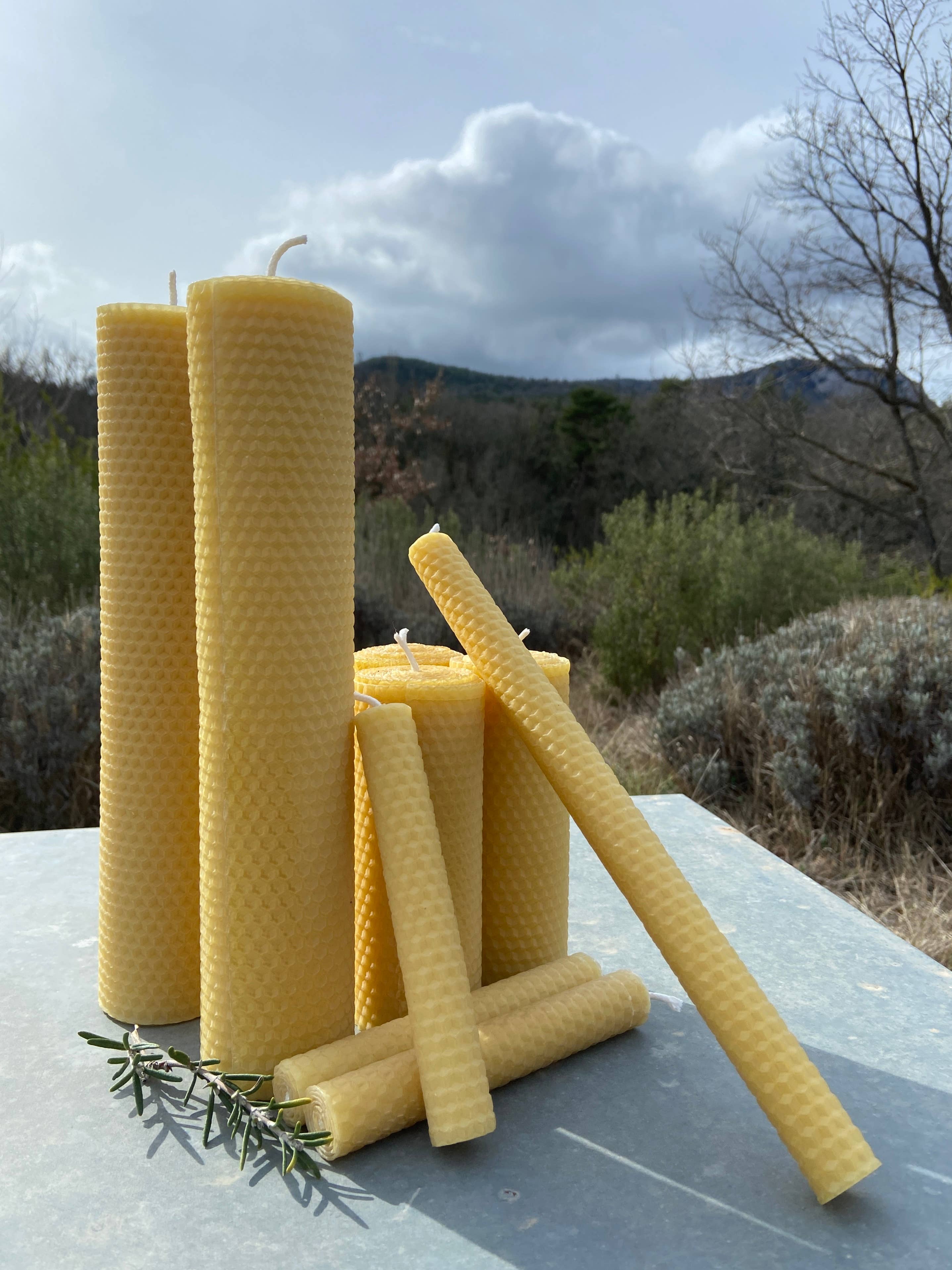 La Manufacture du Miel - Wholesale Novelty Candle - Noon "70H" - Beeswax candle (approximately 300g)9