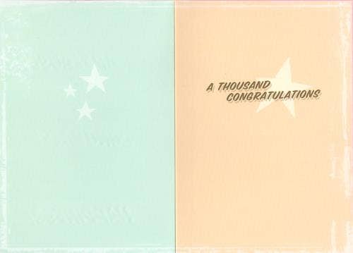 DICKENS INC. - Vente Cartes de félicitations - Félicitations générales | GRTC | SM | 66498G1