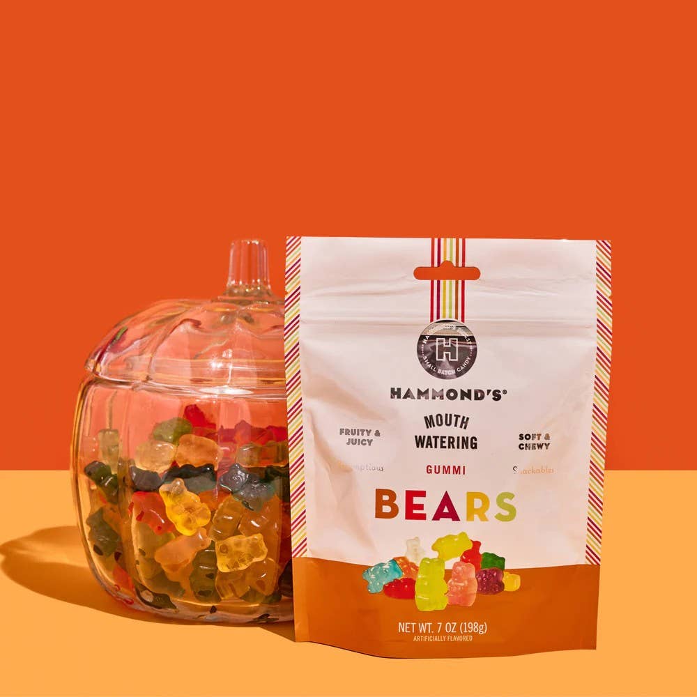 Hammond's Candies - Wholesale Gummy - Gummi Candy - Everyday Bears - 7 oz Resealable Bag2