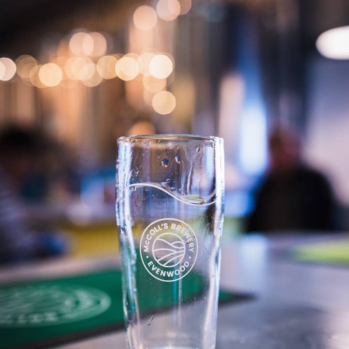 Half Glass for wholesale by McColls Brewery