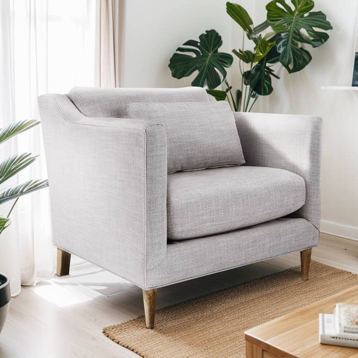 Hightrack Arms Accent Chair, Beige* for wholesale by Olliix