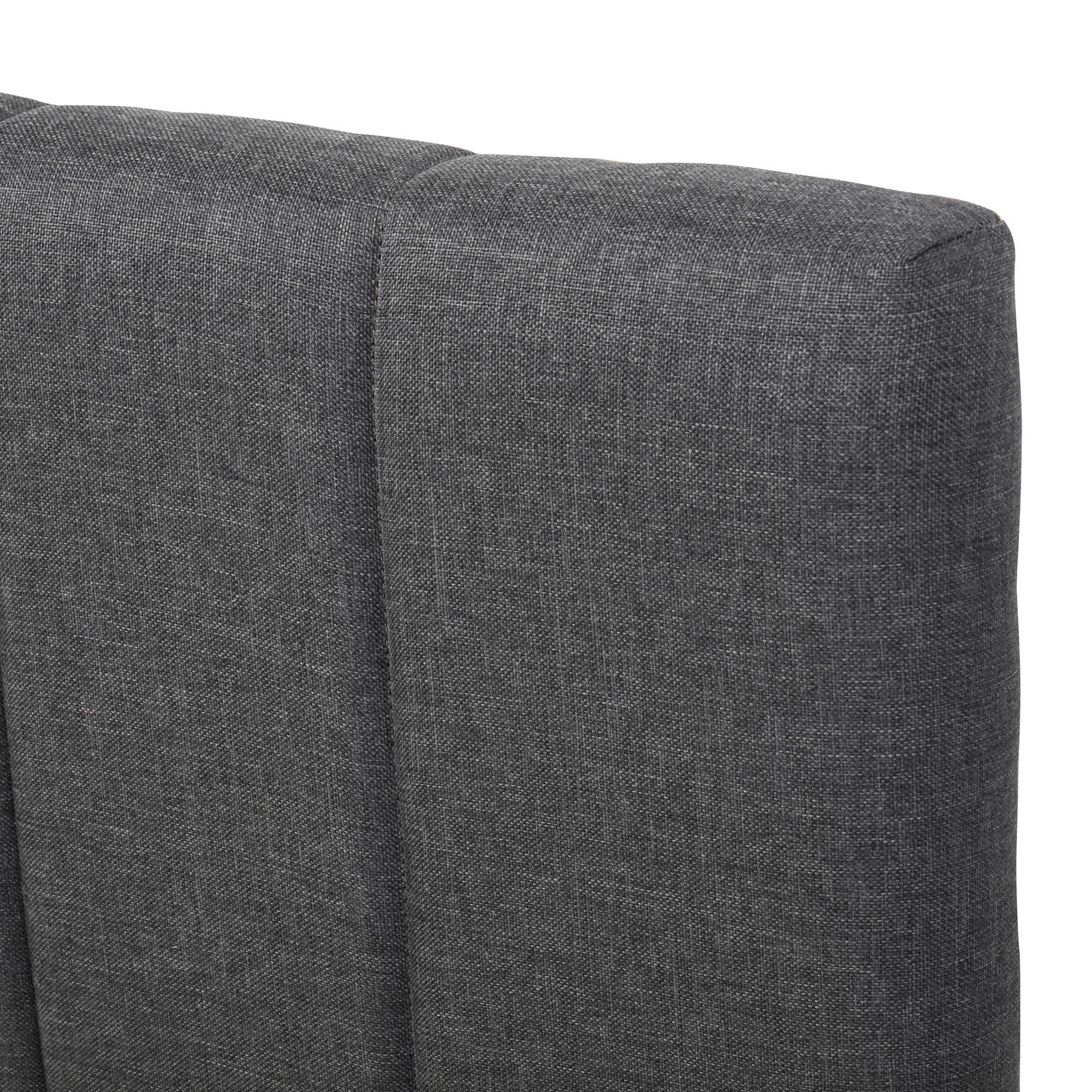 Gray Upholstered Platform Bed with Trundle & 3 Drawers, Linen for wholesale on Faire11