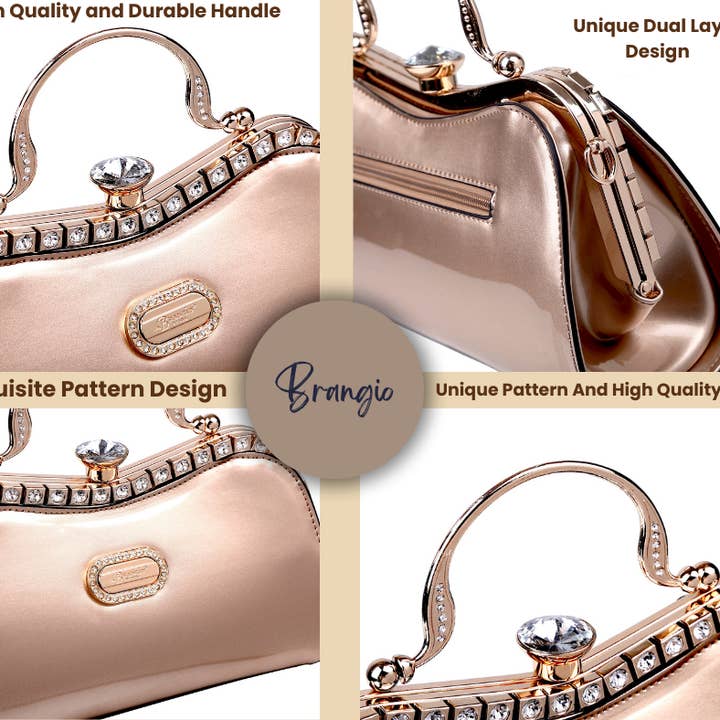 Brangio (Italy) Company Inc. - Vente Sac à bandoulière – femme - Brangio Glamour Sac à Main & Sac de Soirée7