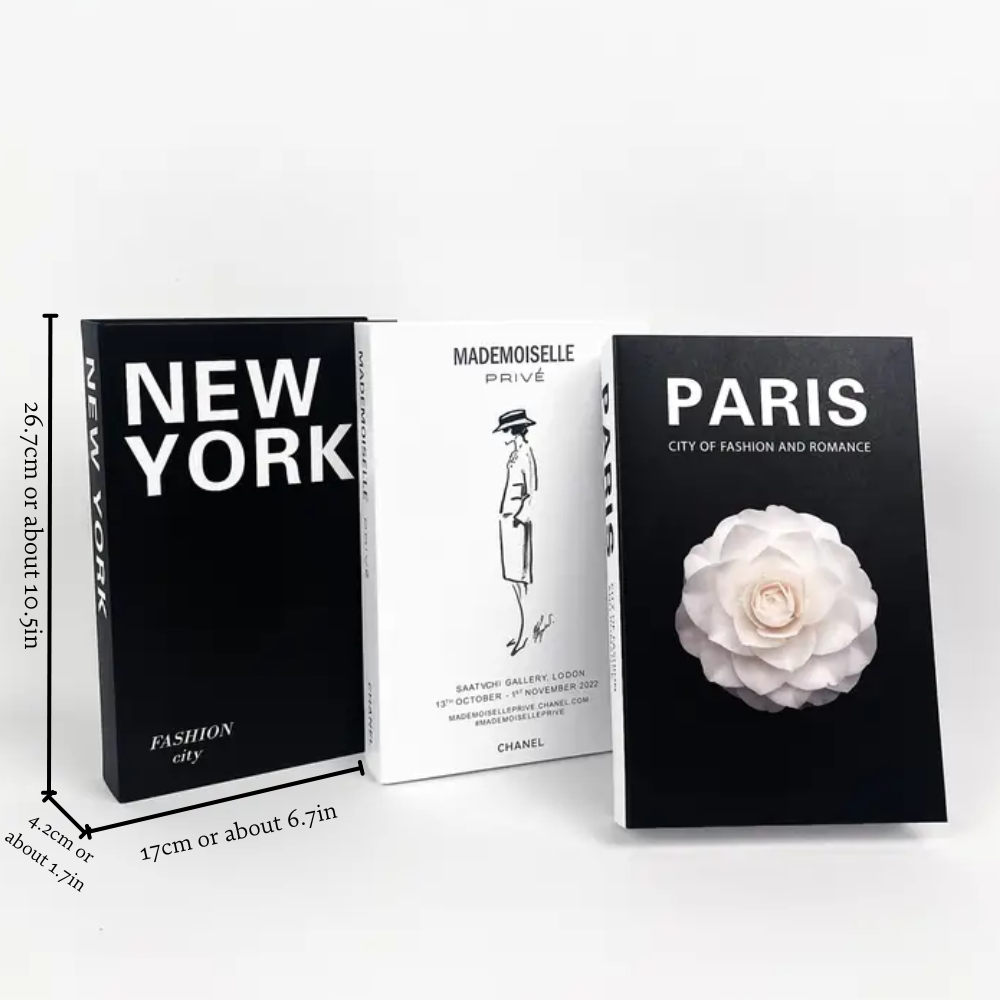 Moderny - Wholesale Display Book - Designer Decorative Books (Set of 3 Books)7