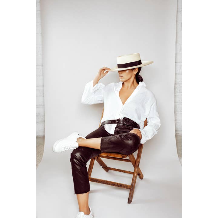 AWANA – Chapéu de palha – Mulher por atacado – Chapéu espanhol de palha Toquilla1