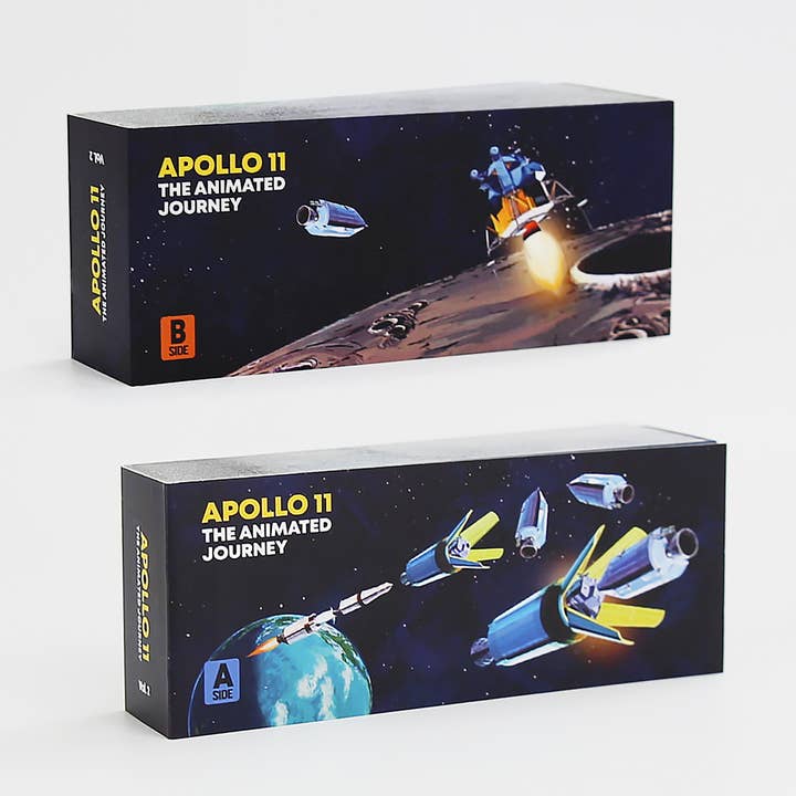Flipboku - Wholesale Book - Adult - The Apollo 11 Flipbook Edition (2 Volumes)