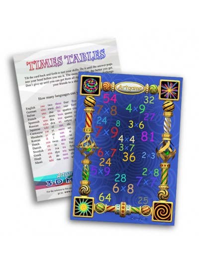 Times Tables Flip Multiplication Practice for wholesale by Artgame Ltd.
