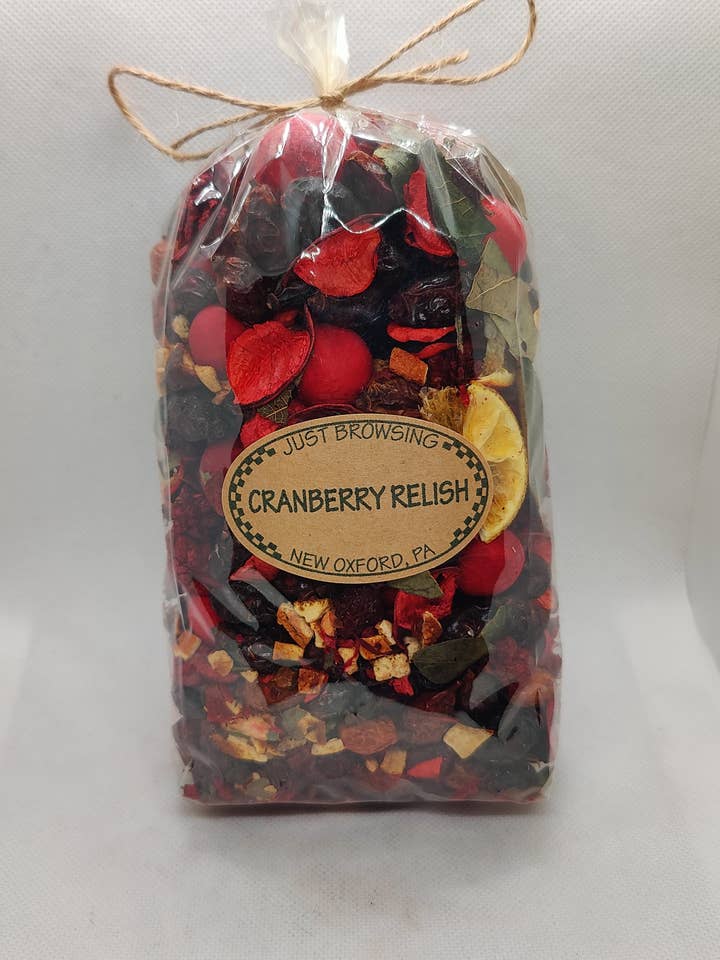 Scented Potpourri with Rosehips - Cranberry Relish - Bulk for wholesale by Just Browsing, LLC