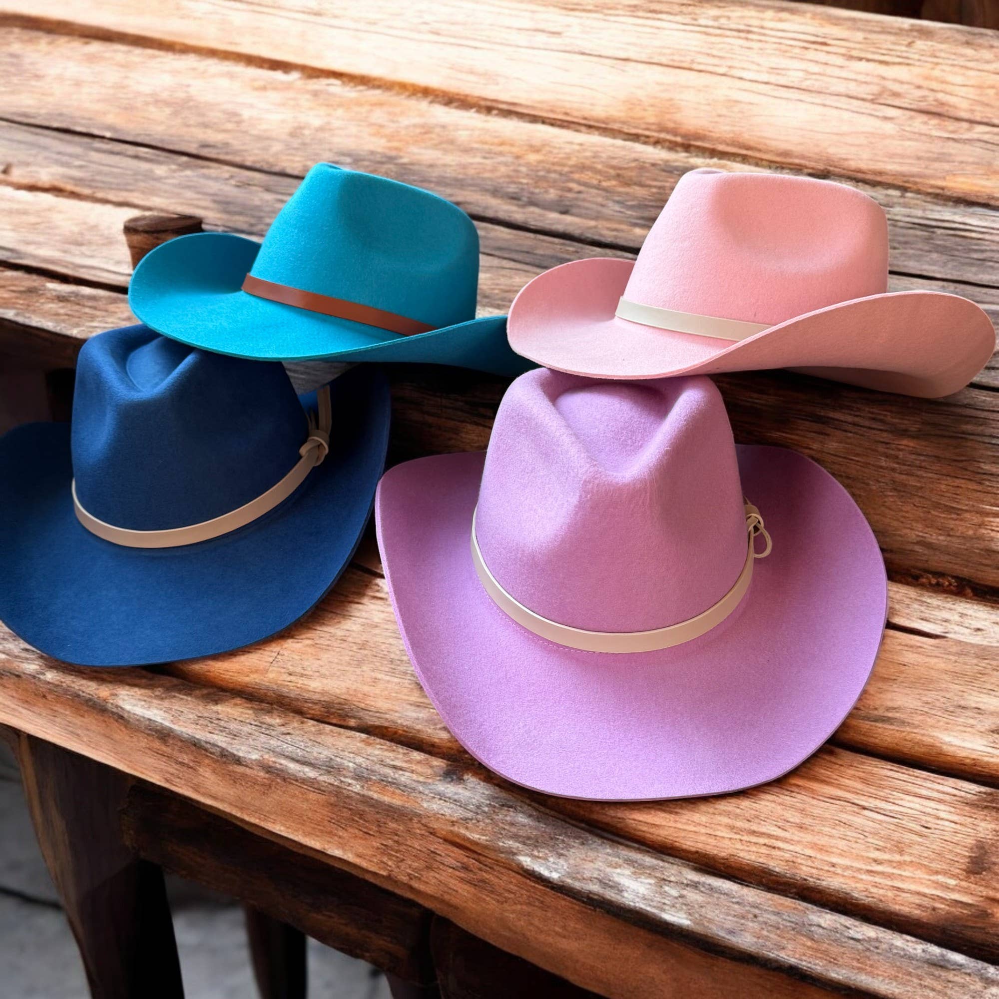 Bella Betty - Vente Chapeau de cowboy – femme - Chapeau de cowboy en laine australienne de qualité supérieure avec bande en cuir16