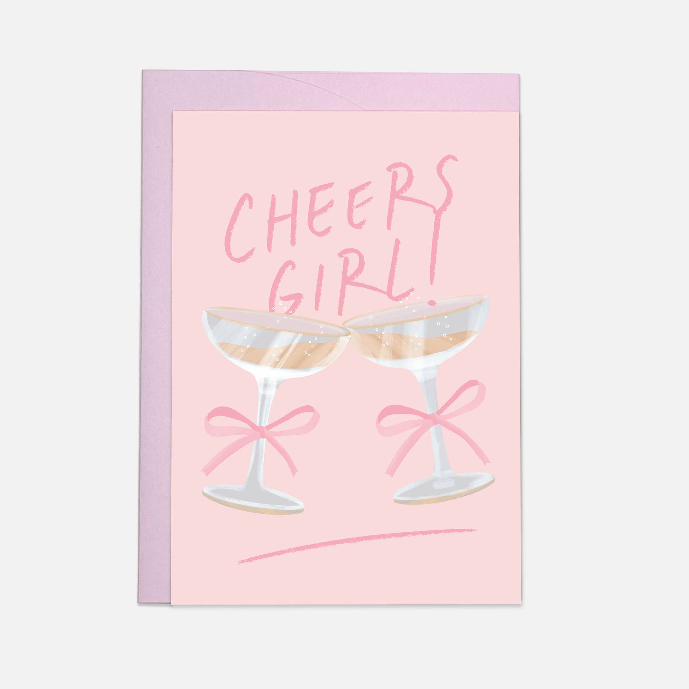 Kaart Blanche – Großhandel Grußkarten für den Alltag – Grußkarte „Cheers girl“