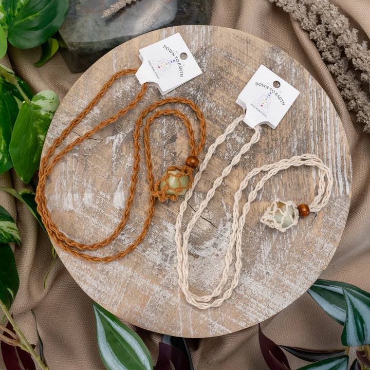 Cordón ajustable de cristal para colgar collares para venta al por mayor de Down To Earth