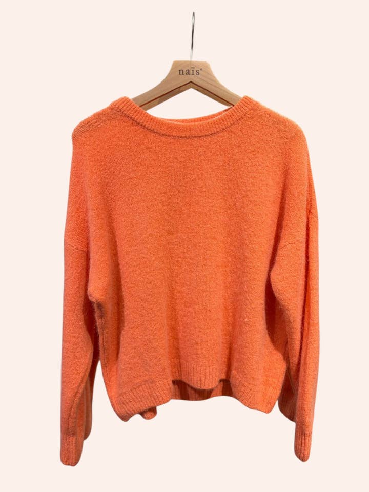 NAÏS PARIS – wholesale Pullovertröja - Dam – Rundhalsad tröja med långa ärmar i 30% superfint alpacka15