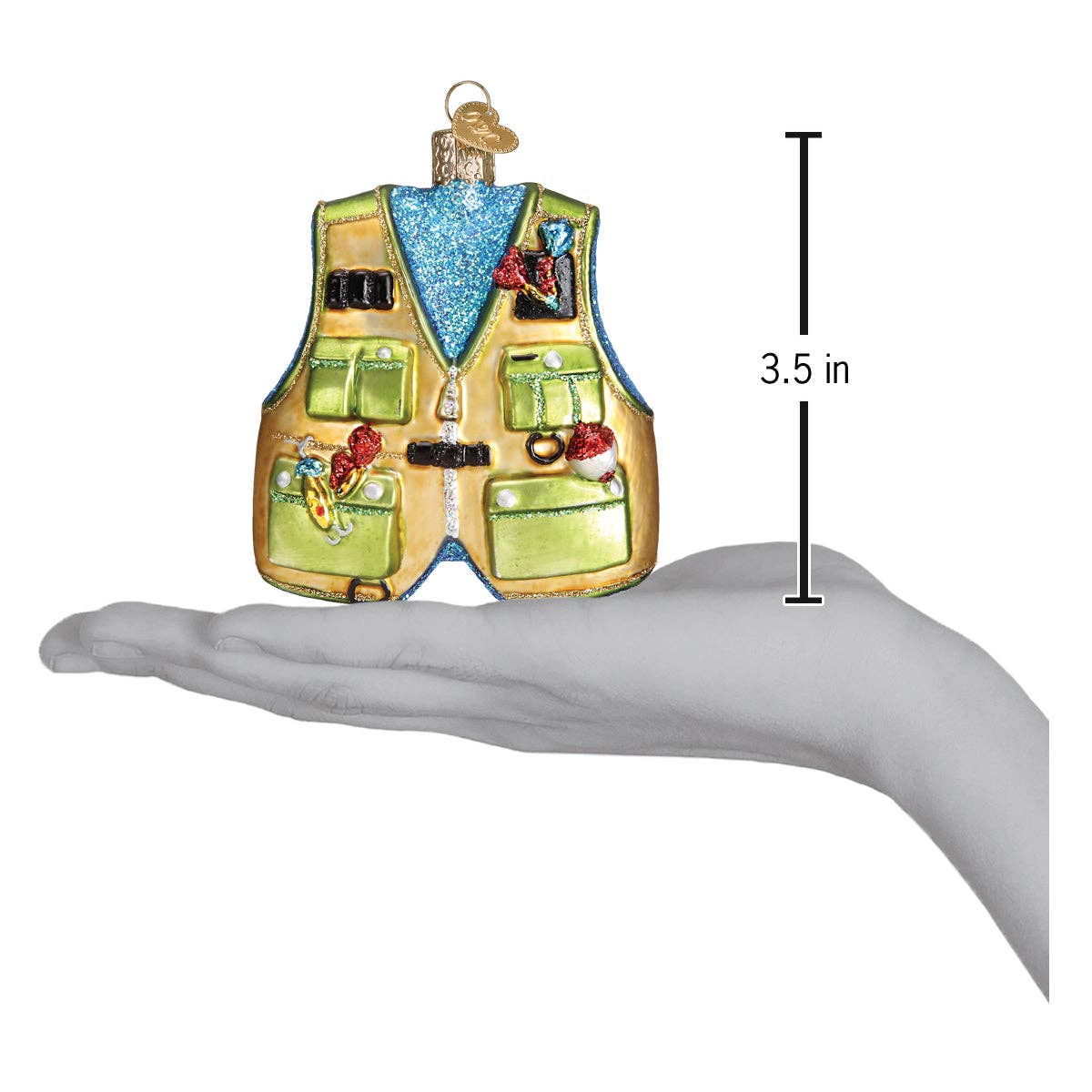 Old World Christmas - Wholesale Ornament - Fishing Vest Ornament4