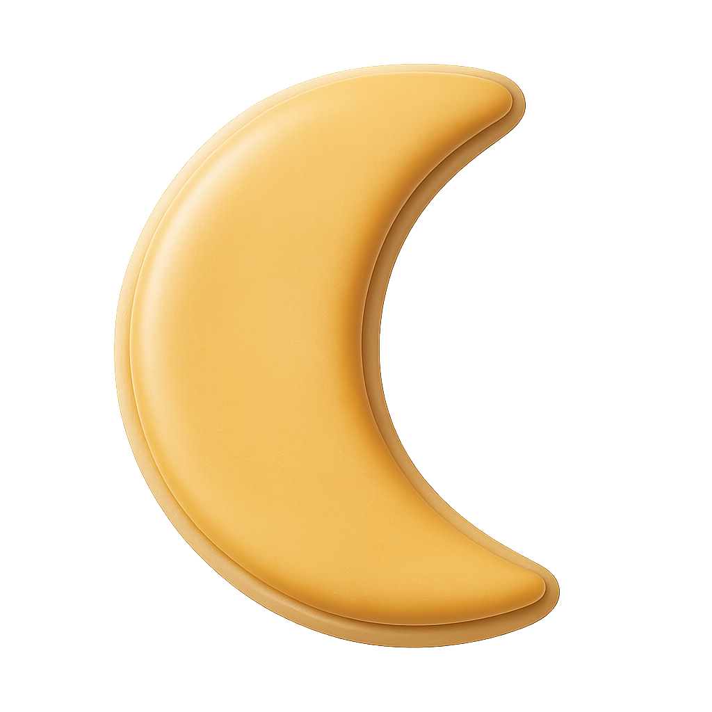 CookieCutter.com – Formas de biscoitos por atacado – Cortador de Bolachas Mini Lua Crescente 1,25 pol M1392