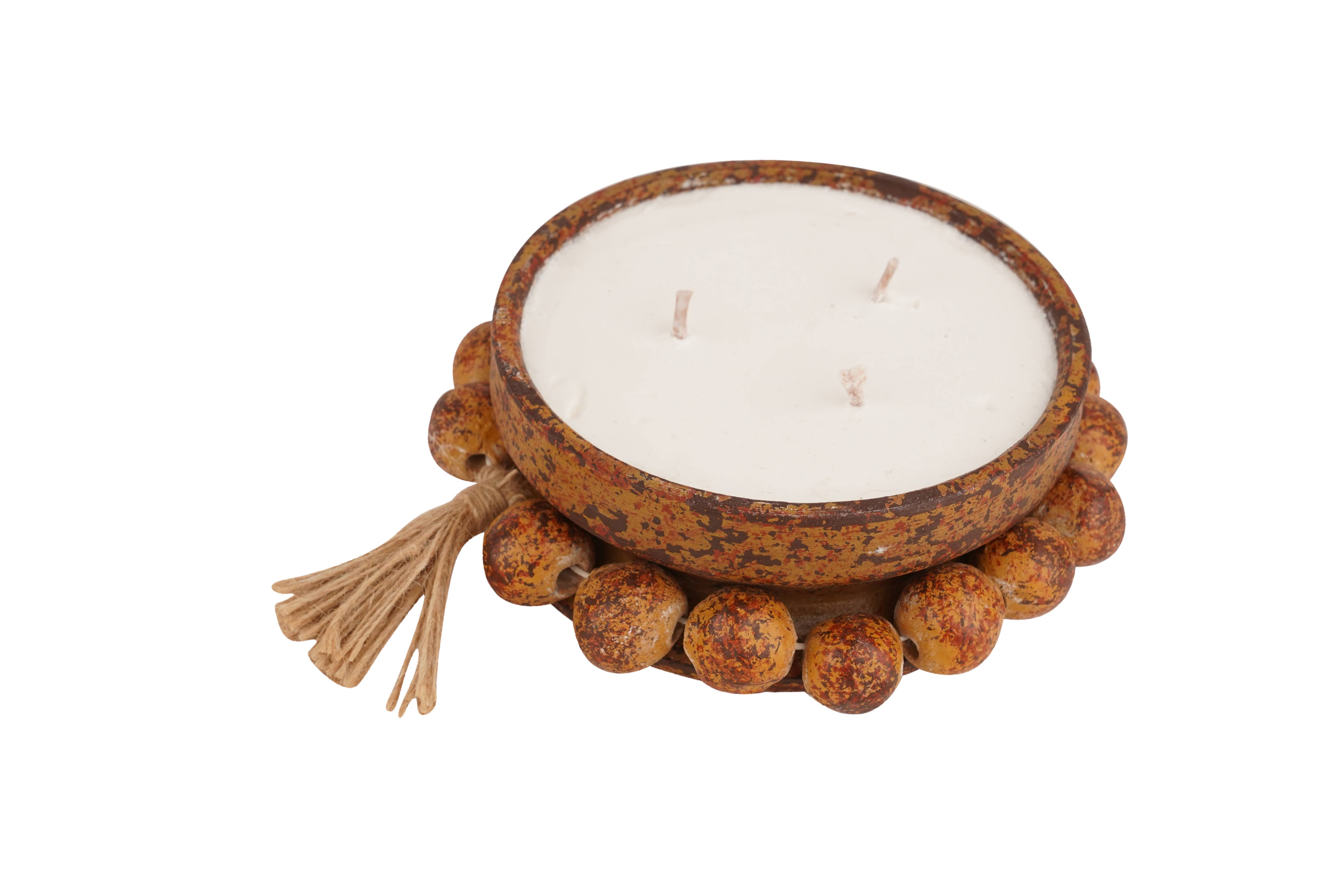 My Amigos Imports - Wholesale Candle Holder - Beadzie™ Candle Pour Vessel-Clay-5 Color Choices8