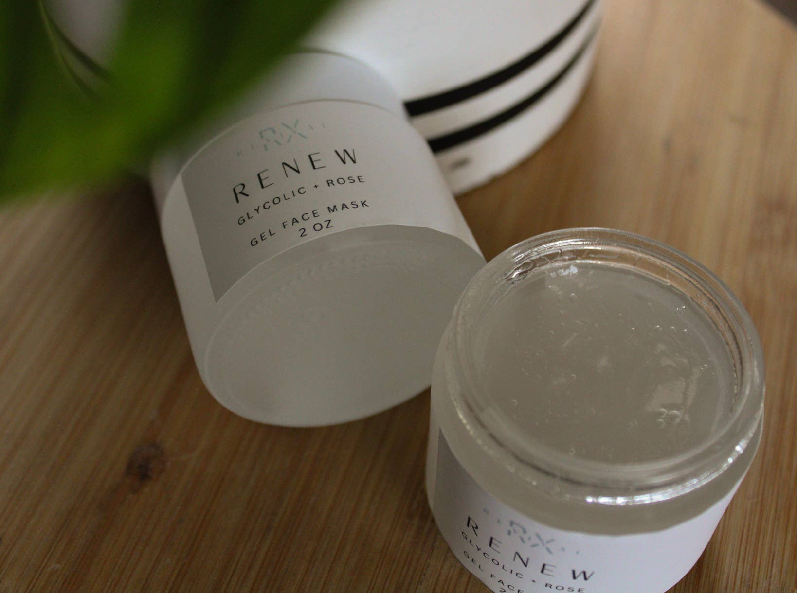 revival rx - Wholesale Skincare Face Mask - RENEW: glycolic + rose gel facial mask1