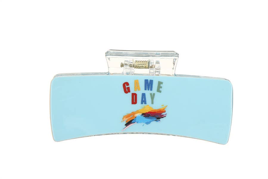 Nima Accessories Inc - Wholesale Hair Clip - Women's - Ladies 5 Assorted Colors Game Day Hair Claw Clip2