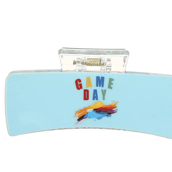 Nima Accessories Inc - Wholesale Hair Clip - Women's - Ladies 5 Assorted Colors Game Day Hair Claw Clip2