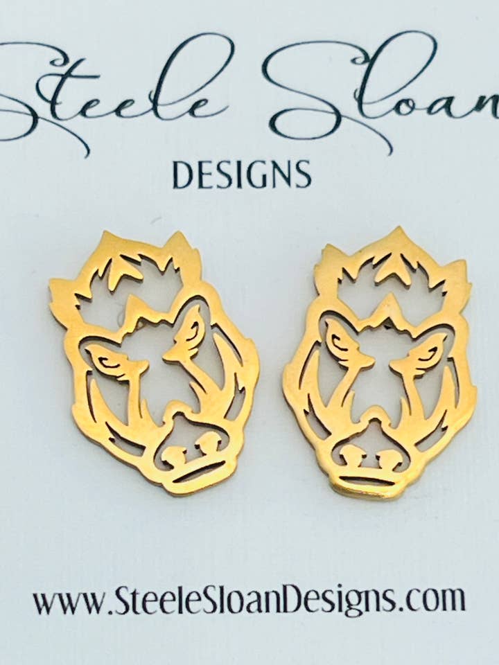 Arkansas Razorbacks Logo Earrings Arkansas Graduation Gift for wholesale by Steele Sloan Designs