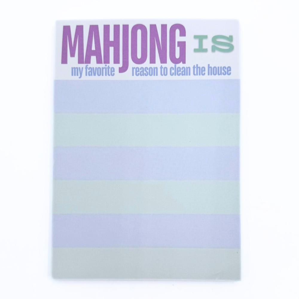My Fair Mahjong - Vente Blocs-notes - BLOC-NOTES MAHJONG  |  5x7 pouces  |  100 pages2