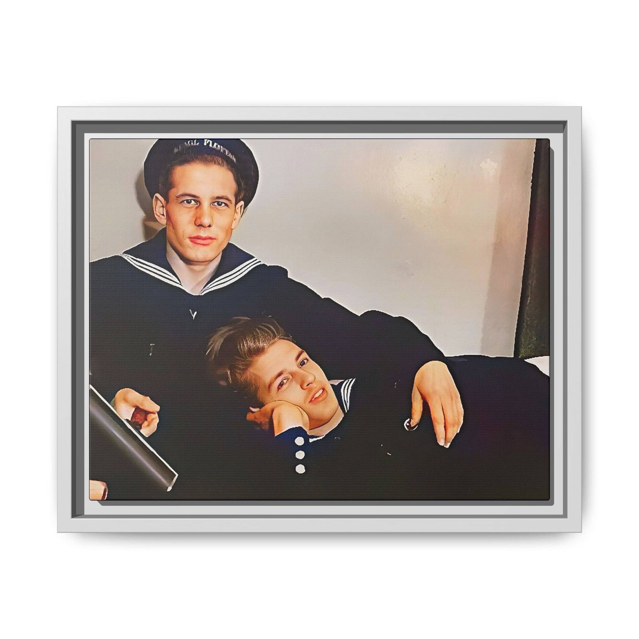 Walt & Pete - Wholesale Photograph - paire 010 | Framed Vintage Photo - Matte Canvas33