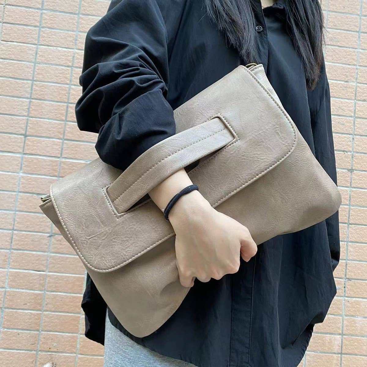 ACCITY - Wholesale Clutch Bag - Women's - 2024 NEW LARGE CAPACITY FILE STORAGE CLUTCH BAG_CWAB26075