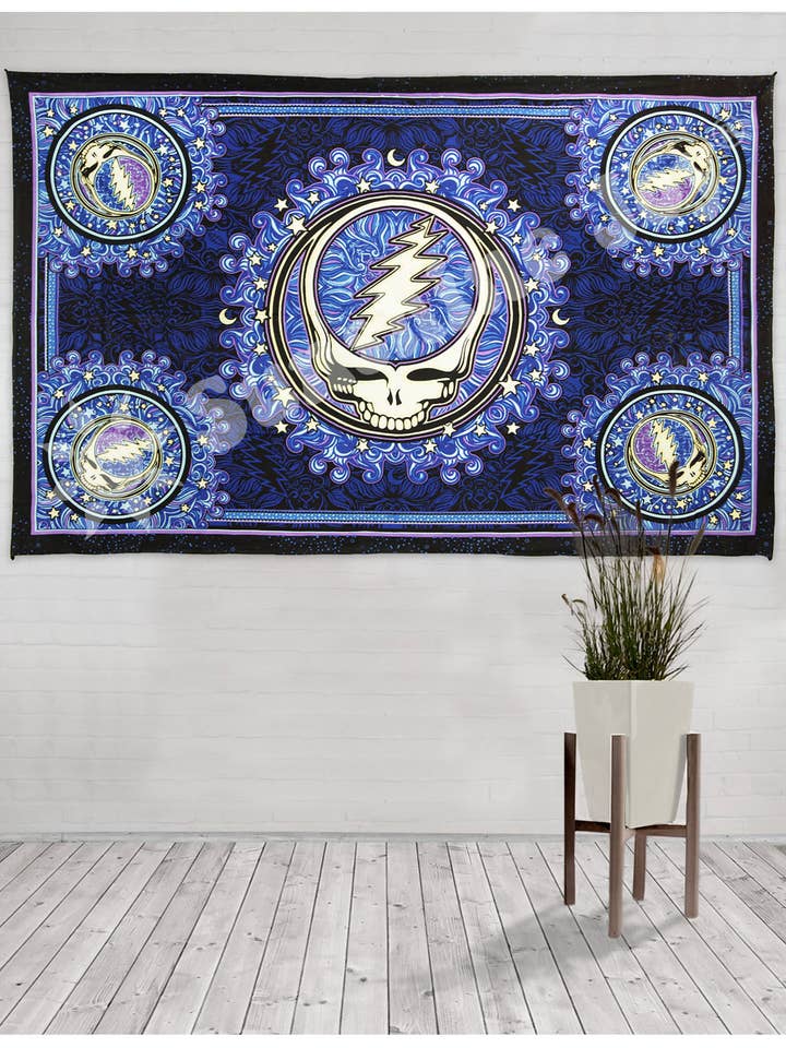 Tapices hippie de Grateful Dead con licencia de Dan Morris para venta al por mayor de Sunshine Joy